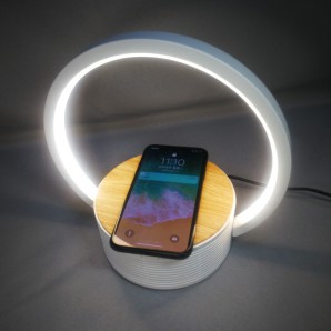 3-in-1 LED Bluetooth Speaker with Wireless Charger