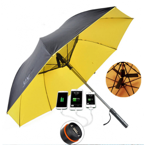 USB風扇充電雨傘 圖片 #1