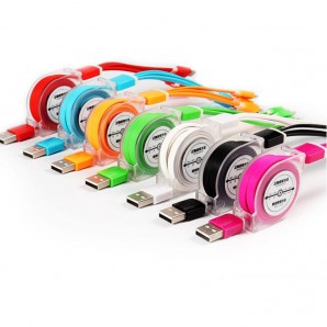 One To Three Telescopic Charging Cable