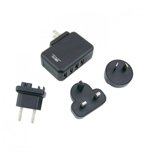 4 USB 旅行插頭 圖片 #1
