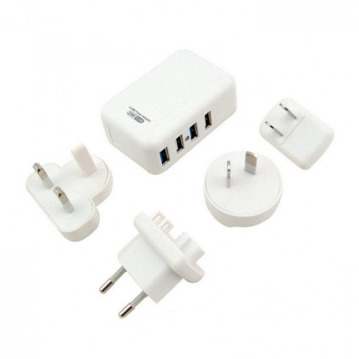 4 USB 旅行插頭 圖片 #2