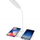 LED Lamp with Wireless Charging Pad