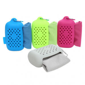 Cooling Towel with Silicone Case