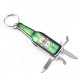 Beer-shape Universal Knife with Keychain