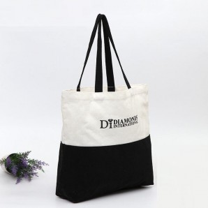 Color Mixing Cotton Tote Bag