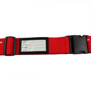 Luggage Strap with Name Tag