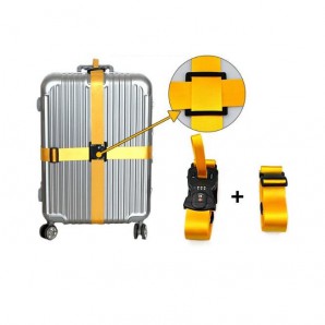 Luggage Strap with Lock & Scale