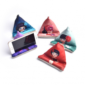 Triangle Fabric Mobile Phone Holder