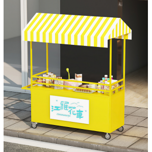 鐵質展示架手推車